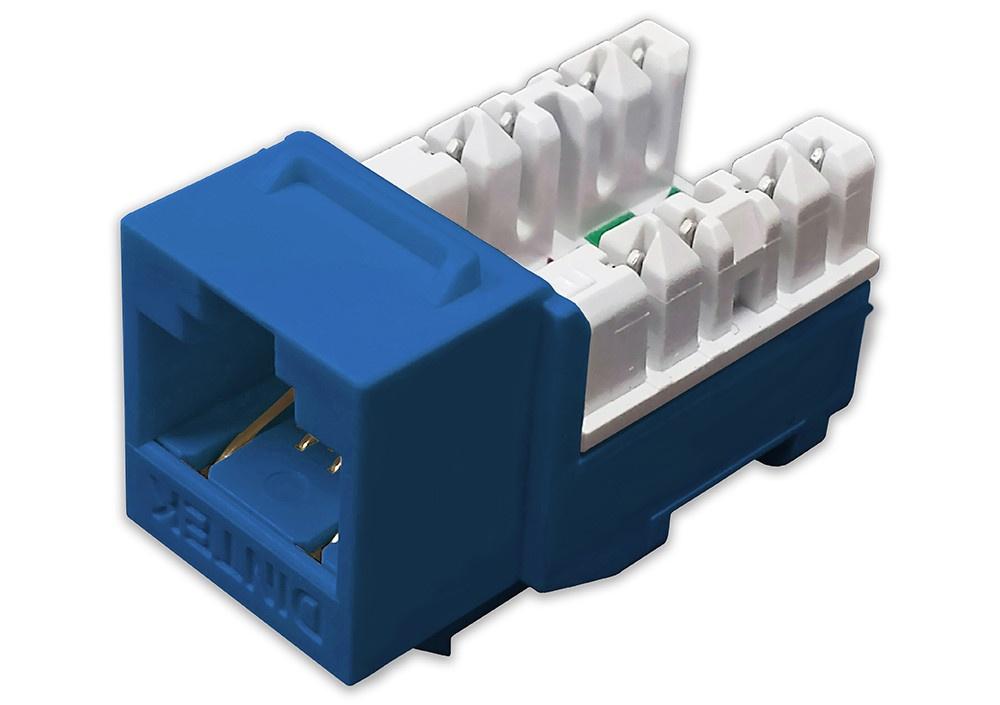 5個口のe Commercial Electric Category 5e Jack - Blue 5025-BL - The Home Depot