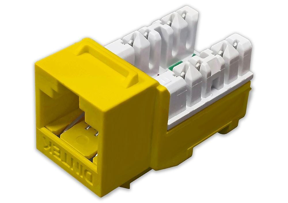 5個口のe Commercial Electric Category 5e Jack - Blue 5025-BL - The Home Depot