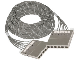 DINTEK 30mtr Cat.6A S/FTP Cassette Pre-terminated Cable