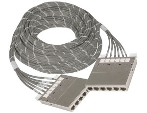 DINTEK 40mtr Cat.6A S/FTP Cassette Pre-terminated Cable