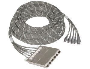 DINTEK 40mtr Cat.6A S/FTP RJ45 - Cassette Pre-terminated Cable