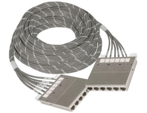 DINTEK 50mtr Cat.6A S/FTP Cassette Pre-terminated Cable