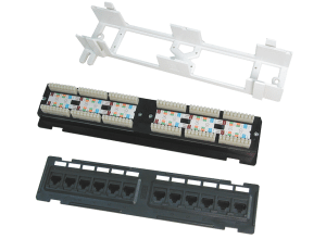 PowerPRO Wall Mount 12P Cat.5e Patch Panel