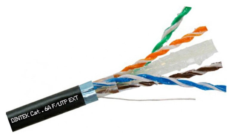 Powermax Cat6a F Utp Exterior Gel Filled 305mtr Reel Dintek