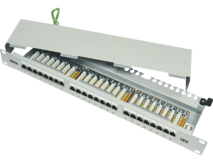 PowerMAX 1U 24P Cat.6 FTP Patch Panel