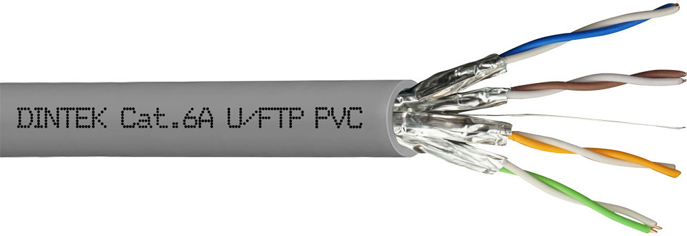 PowerMAX+ 4P Cat.6A U/FTP 23AWG PVC Cable - Gray