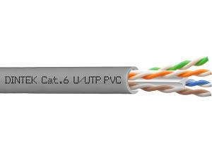PowerMAX500 4P Cat.6 U/UTP 23AWG PVC Cable - Gray