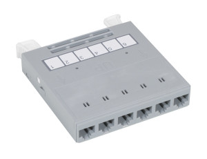 ezi-PANEL Cat.6 RJ45 Unshielded Cassette - Component Level