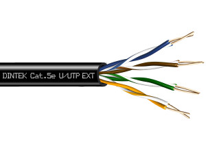 PowerPRO 4P Cat.5e U/UTP 24AWG PE Cable - Black PowerPRO 4P Cat.5e U/UTP 24AWG PE Cable - Black