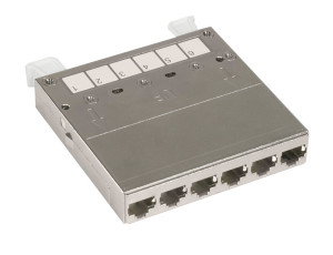 ezi-PANEL Cat.6 RJ45 Shielded Cassette - Component Level