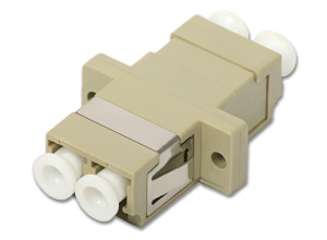 OM2 Duplex LC Adapter - Unshuttered With Flange