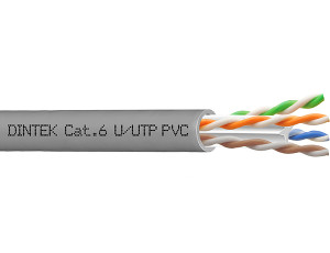 PowerMAX500 4P Cat.6 U/UTP 23AWG PVC Cable - Gray - 100Mtr
