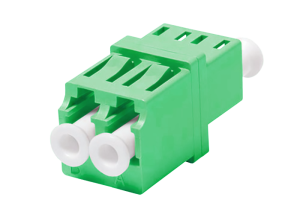 OS2 Duplex Low Profile LC Adapter (APC)  - Unshuttered Without Flange